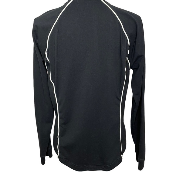 Lauren Ralph Lauren Activewear Full Zip Black Sweatshirt Jacket Long Sleeves L - Picture 3 of 10
